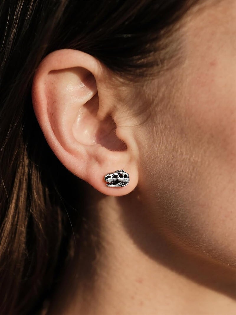 U7 Dragon Earrings Stainless Steel/18K Gold/Black/S925 Sterling Silver Hoop Earrings for Men Women, Personalized Punk Rock Huggie Earrings, Hypoallergenic - Image 3